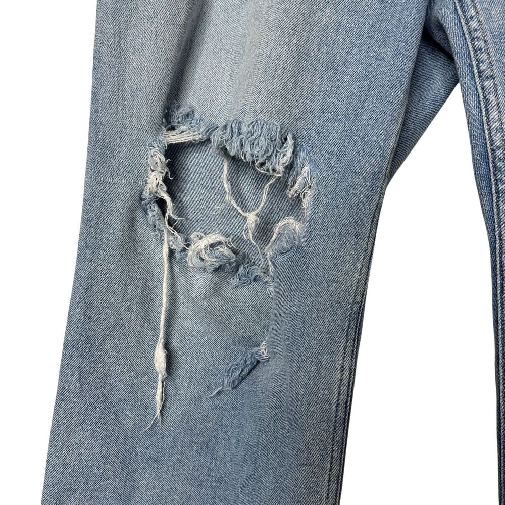 Hollister Jeans Women's Ultra High Rise Dad Jeans 31x28 Distressed 12S - Picture 3 of 6
